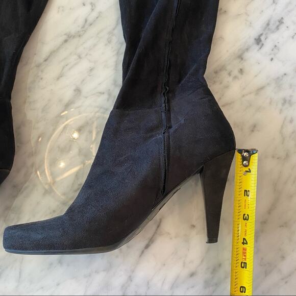 Jessica Simpson Women's Black Micro Suede Zip Up Boots w/Bow Detail Size 9 - Picture 14 of 16